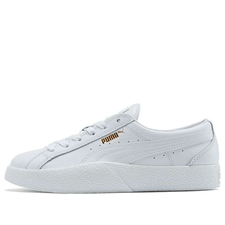 PUMA Love Tumbled Leather White