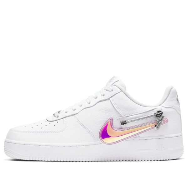 Nike Air Force 1 07 Premium Zip Swoosh - White