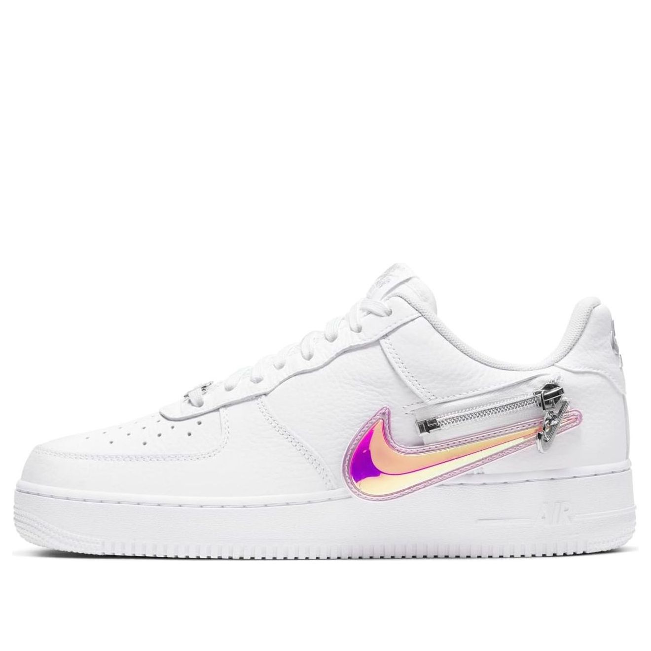 Nike Air Force 1 07 Premium Zip Swoosh - White