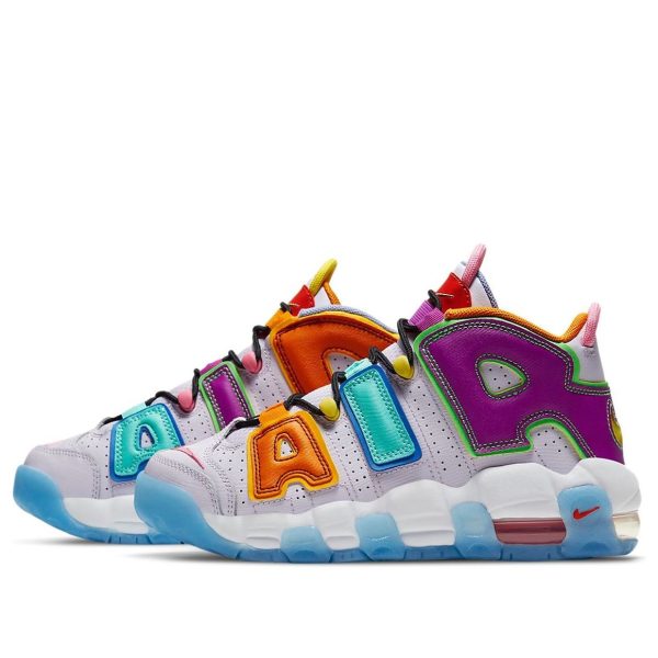 Nike Air More Uptempo Orange/Blue/Purple