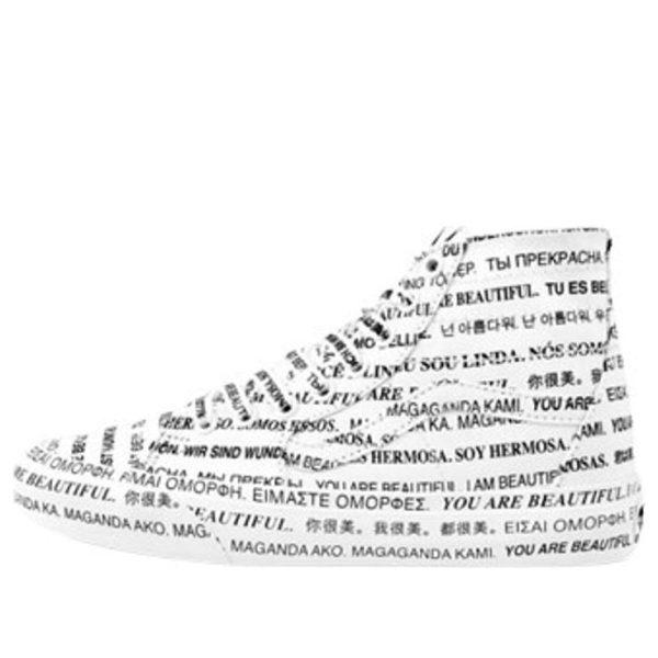 Vans SK8-HI TAPERED (WE ARE BEAUTIFUL) White Black