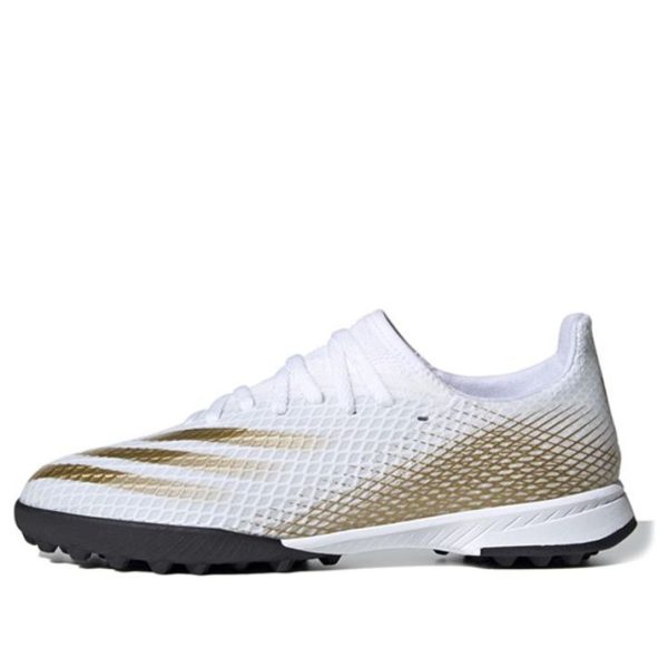 adidas X Ghosted.3 TF White Metallic Gold Melange