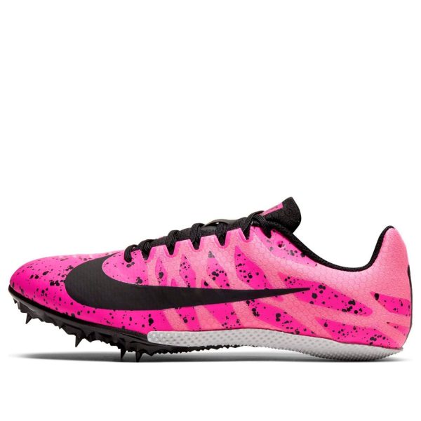 Nike Air Zoom Rival S 9 Spikes Paint Splatter Pink Blast