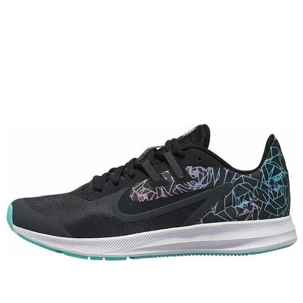 Nike Downshifter 9 Rebel Black White Blue