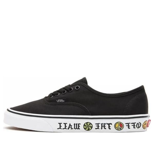 Vans Sidewall Authentic Black White