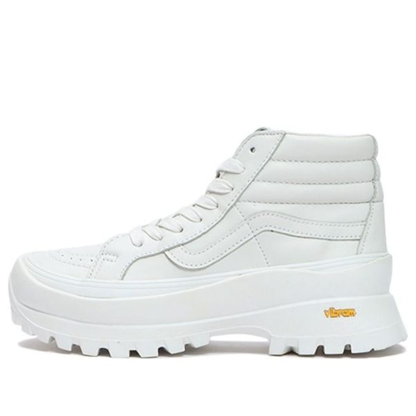 Virbram x Vans SK8-Hi LX Wear-resistant Non-Slip Casual Skateboarding Shoes White