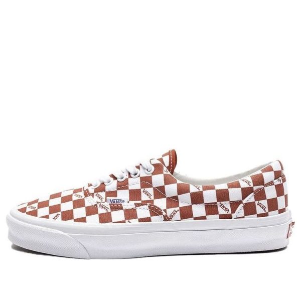 Vans OG Era LX Checkerboard Logo - Racing Red