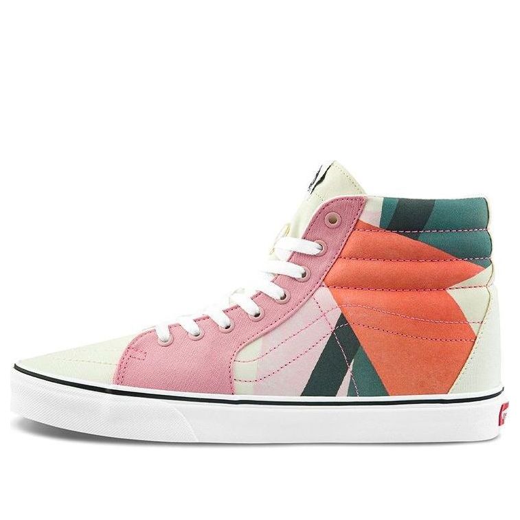 Vans MoMA x SK8-Hi Liubov Popova Creamyellow Black Pink