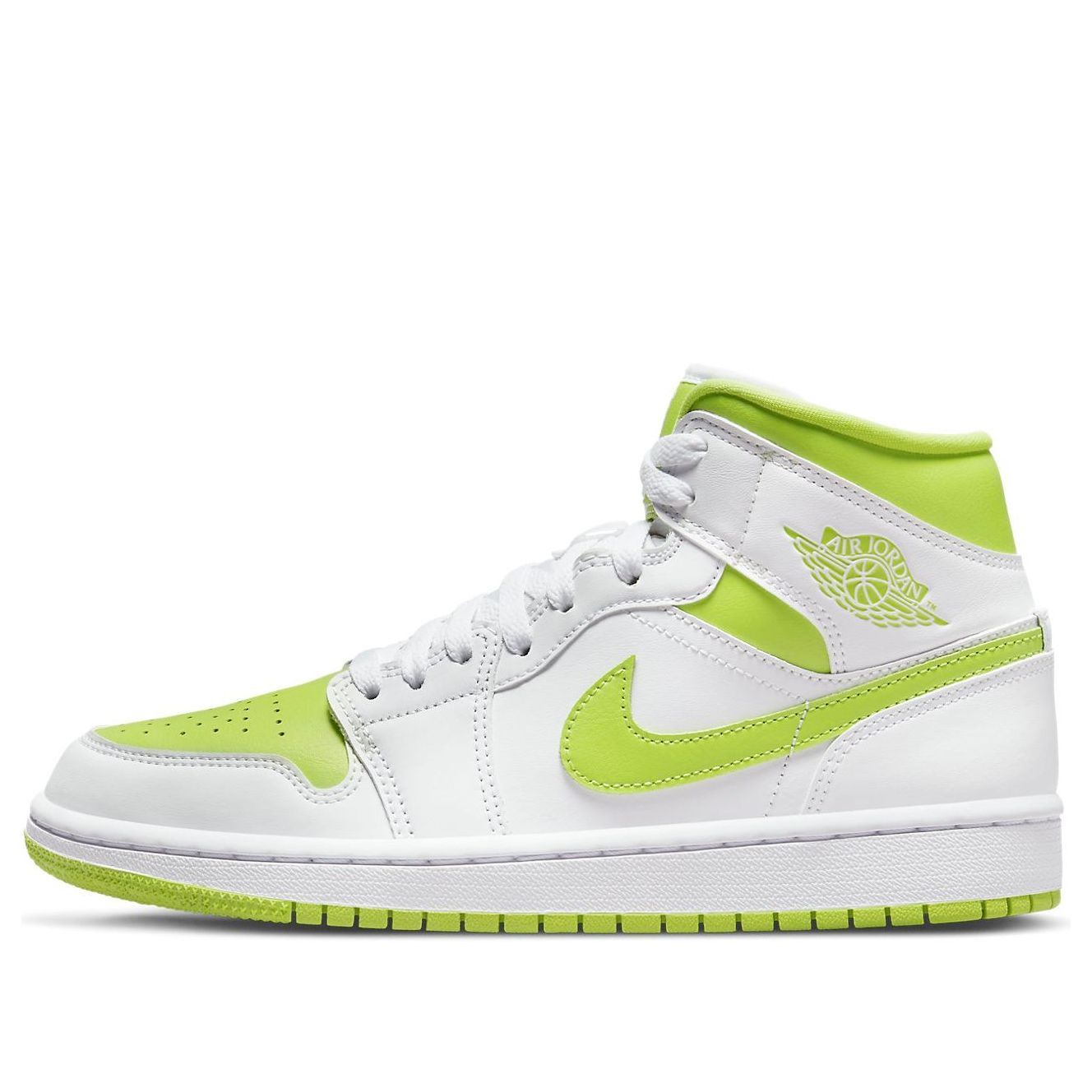 Air Jordan 1 Mid White Lime