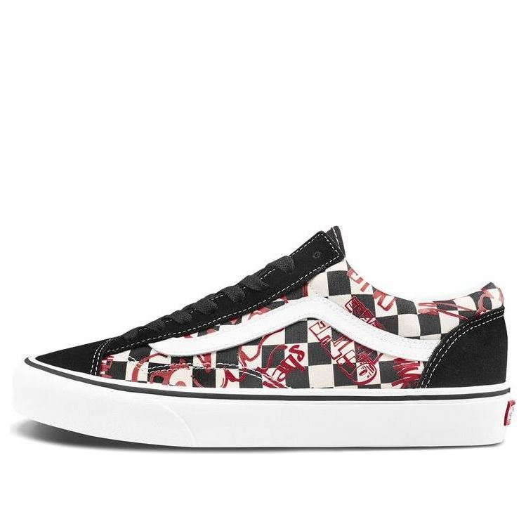 Vans Style 36 Checkerboard Red