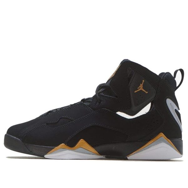 Air Jordan True Flight Black Metallic Gold