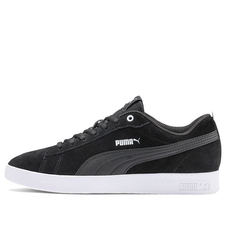 PUMA Smash v2 SD Black/White Low Casual Board Shoes