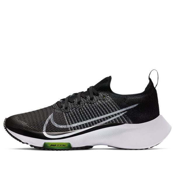 Nike Air Zoom Tempo Flyknit Black White Volt