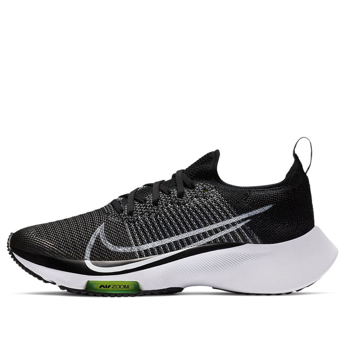 Nike Air Zoom Tempo Flyknit Black White Volt