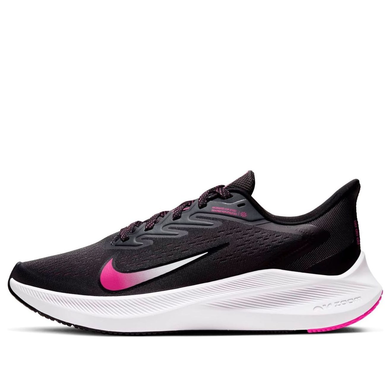 Nike Air Zoom Winflo 7 Dark Smoke Grey Fire Pink