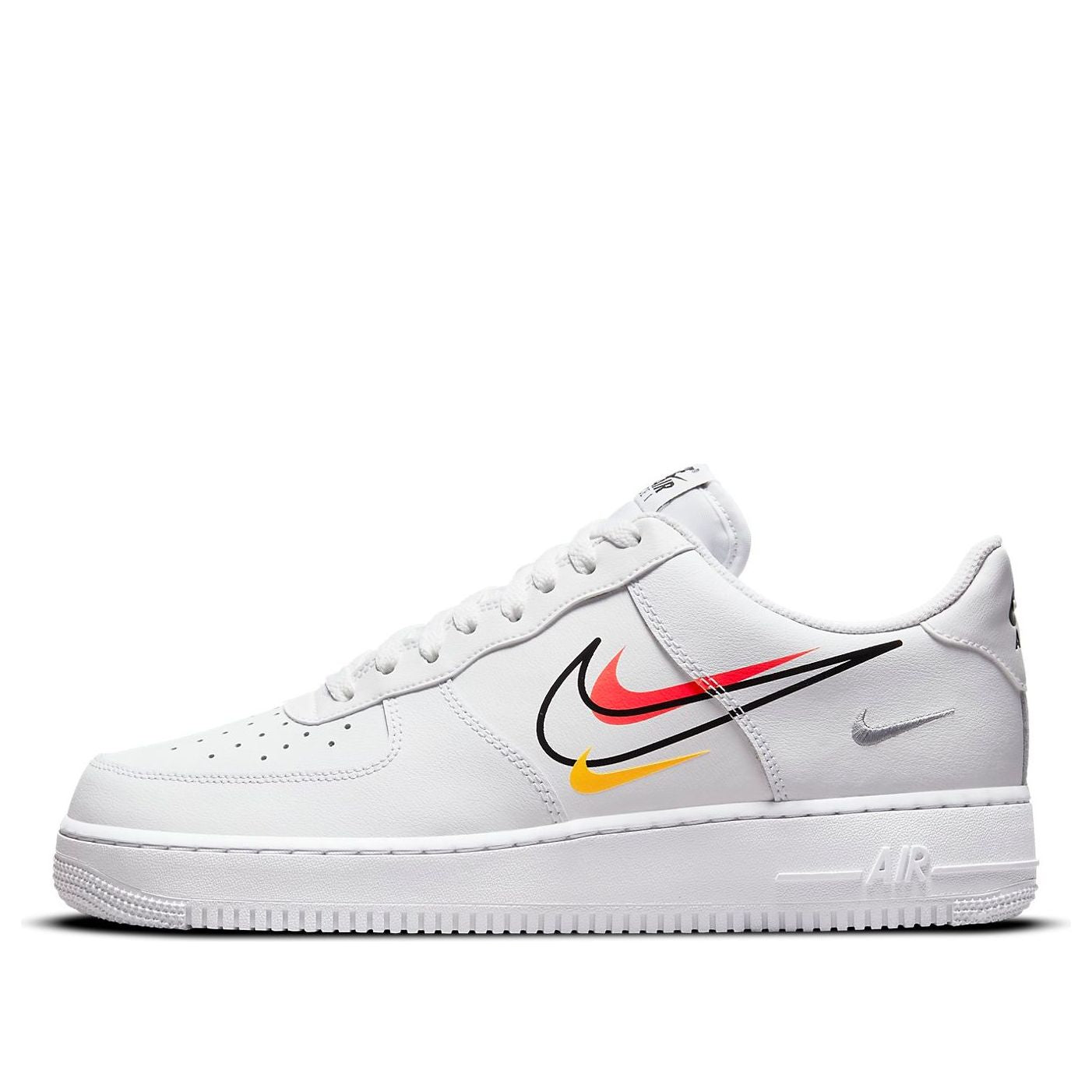 Nike Air Force 1 Low Multi-Swoosh Orange Yellow