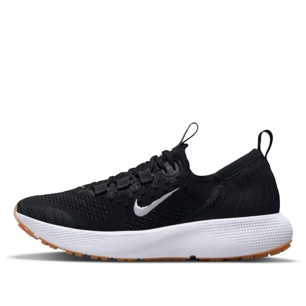 Nike React Escape Run Flyknit Black White