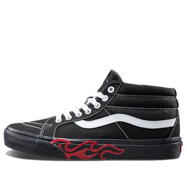 Vans Sk8-Mid Flame Cut Out