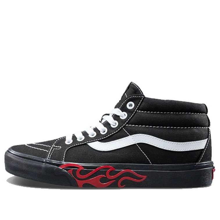 Vans Sk8-Mid Flame Cut Out