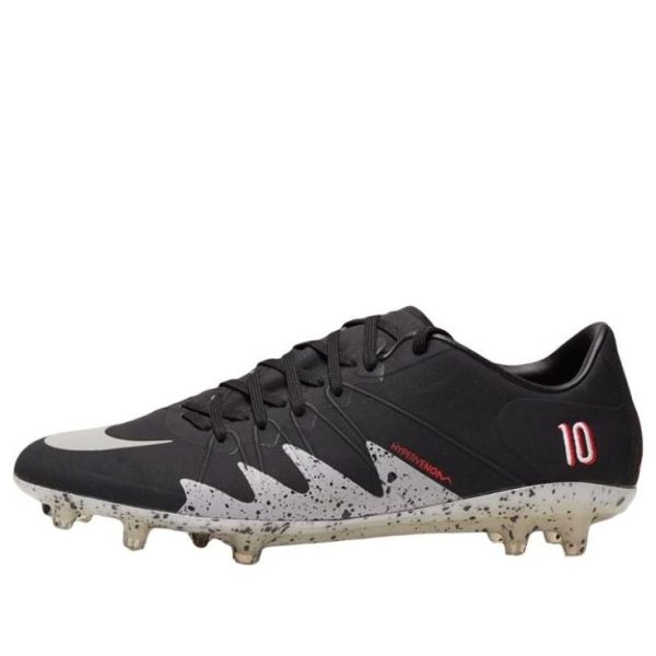Nike Air Jordan x Hypervenom Phinish NJR FG Black Metallic Silver