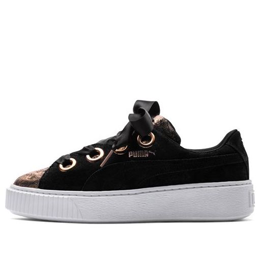 PUMA Platform Kiss Artica Black Gold