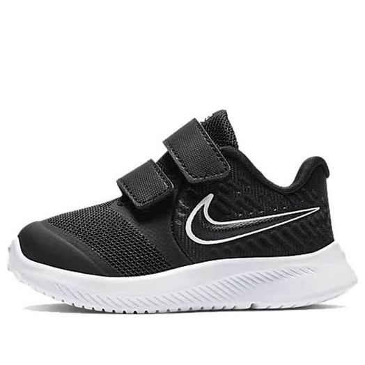 Nike Star Runner  2 Velcro Black White