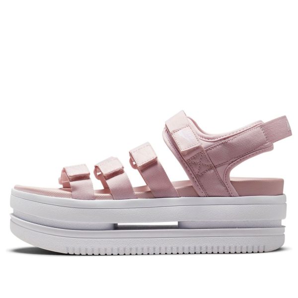Nike Icon Classic Sports Pink White Sandals Pink White