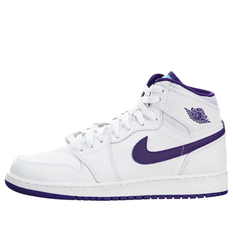 Air Jordan 1 Retro High White Court Purple