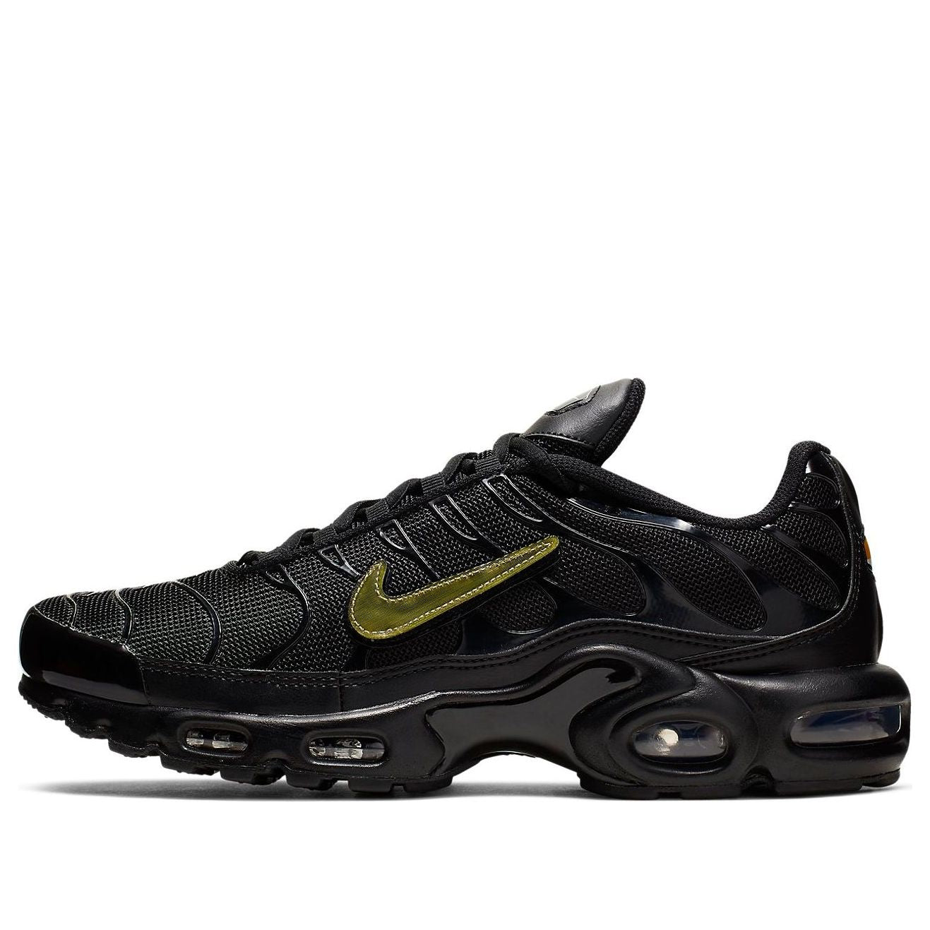 Nike Air Max Plus Removable Swoosh - Black Gold